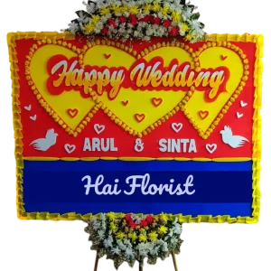 Bunga Papan Wedding Cikarang 4
