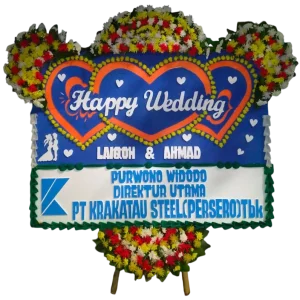 Bunga Papan Wedding- Pandeglang 2